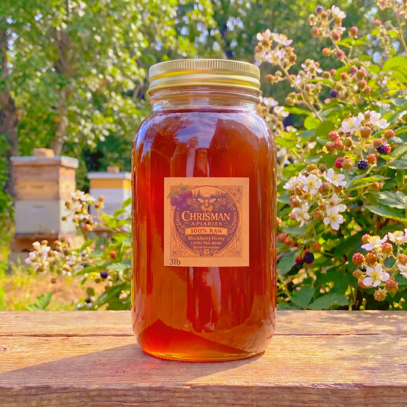 Raw Bramble Honey (Wild Blackberry)