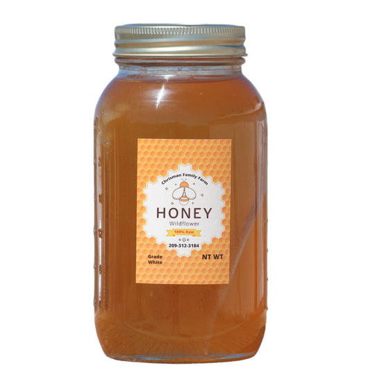 3 lb Raw Unfiltered Honey - From Hive to Bottle