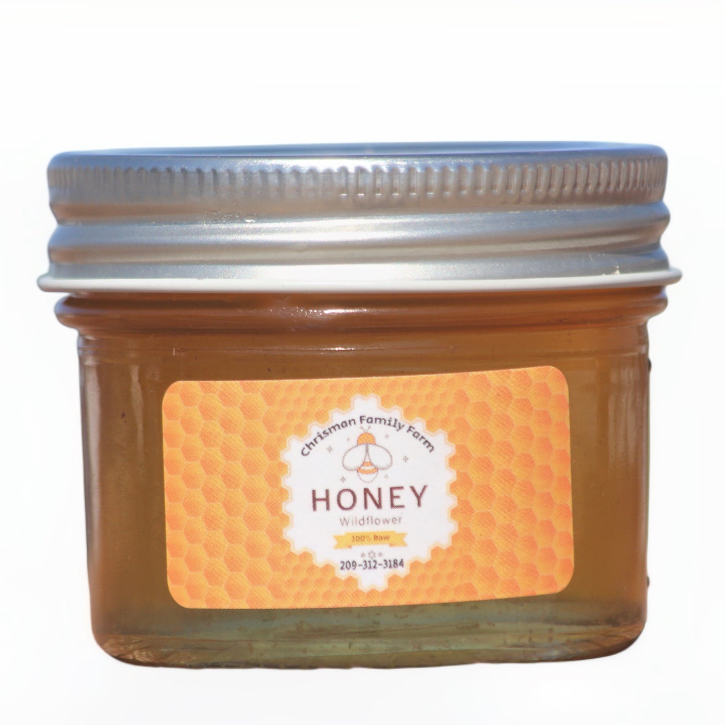 6oz Raw Unfiltered Honey - From Hive to Bottle