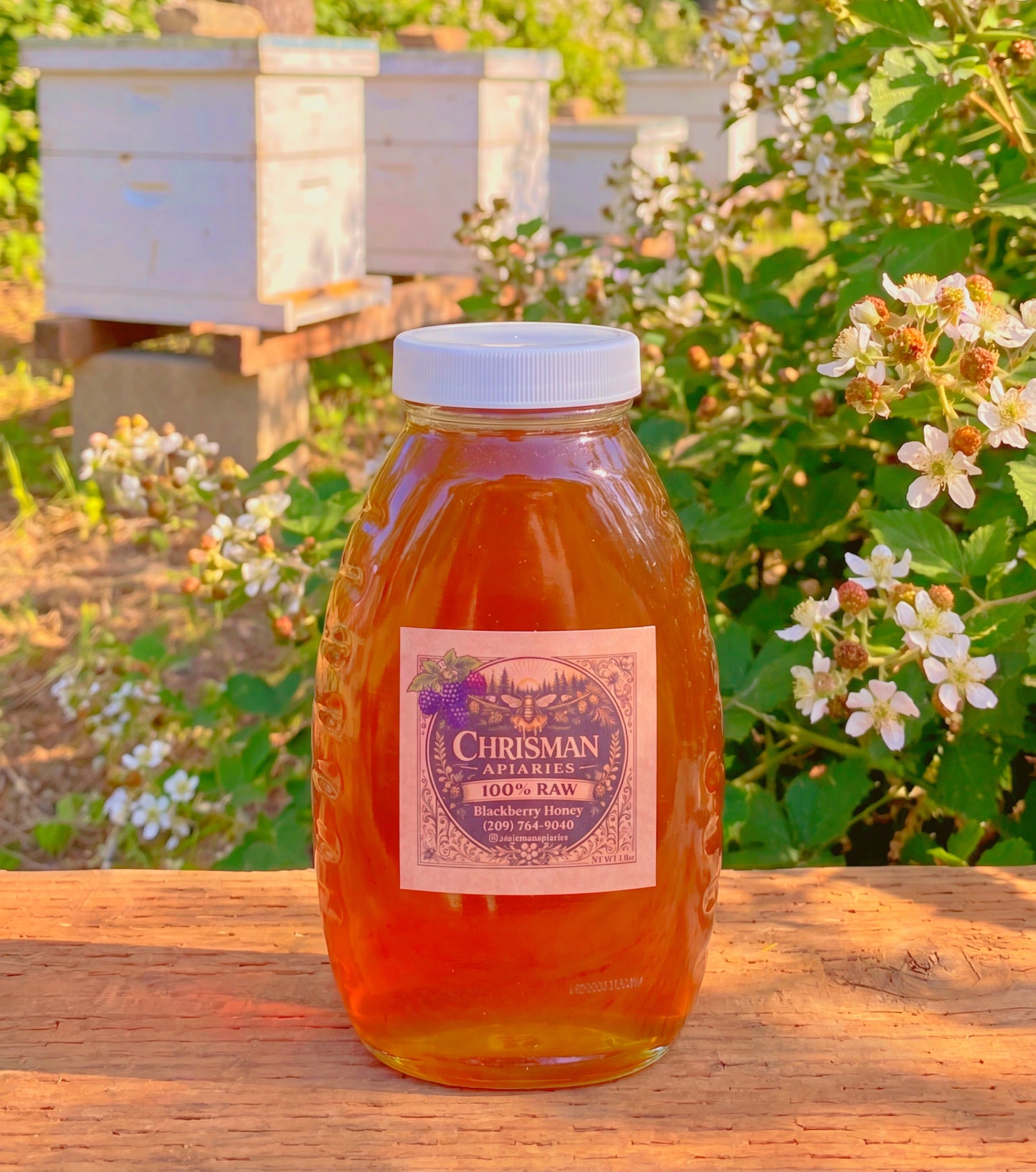 Raw Bramble Honey (Wild Blackberry)