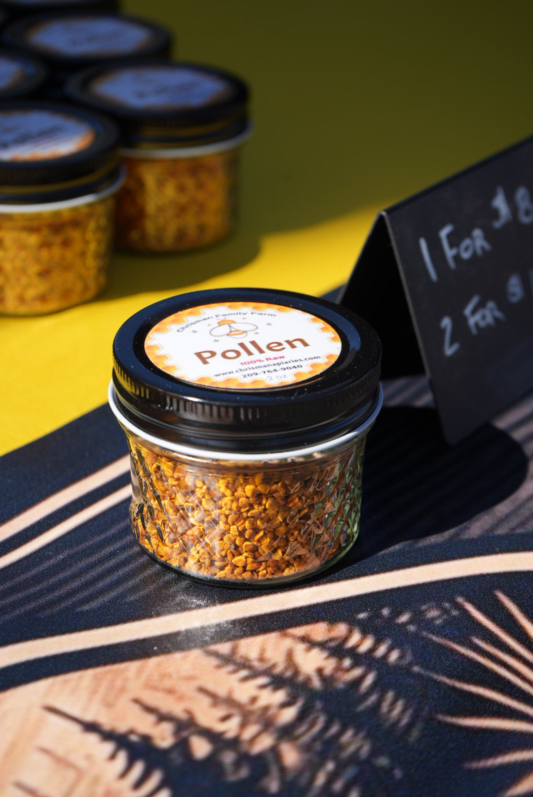 Raw Bee Pollen (4oz)