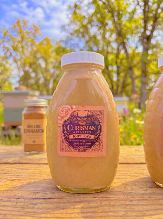 Organic Cinnamon Whipped Honey